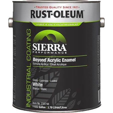 Rust-Oleum Coating, Beyond, Sierra, 1 gal, Tint Base, Satin, Acrylic 208042